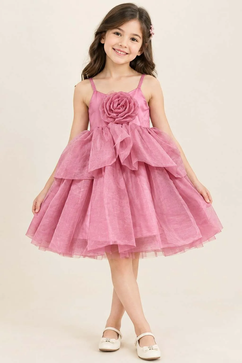 Flower Patch Frock for Girls | Cute & Stylish Kids Wear