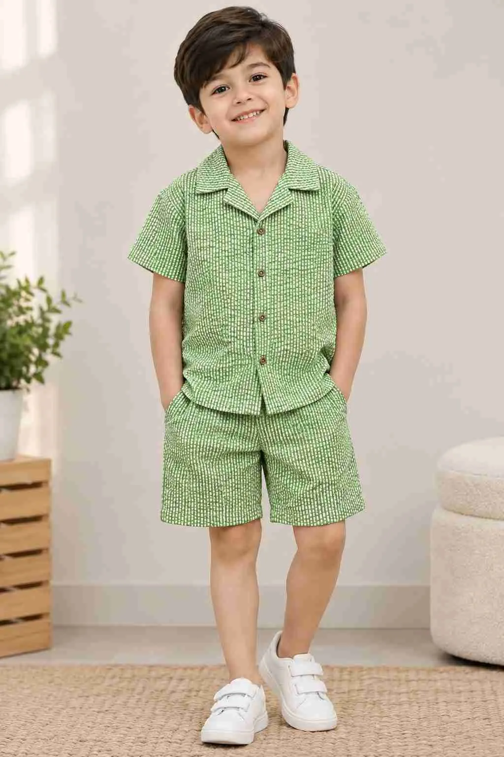 Striped Co-Ord Set for Boys | Trendy Kids Clothes Online