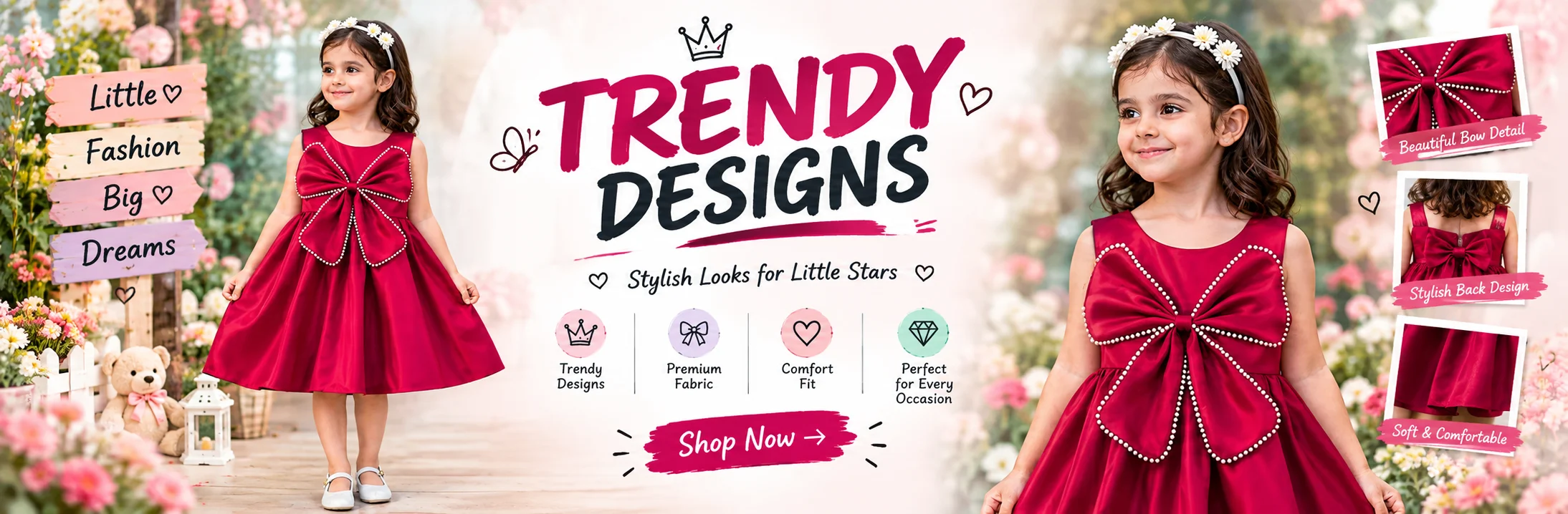 Peehu Fashion kids collection banner 4